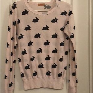 Pink bunny thermal w bling